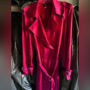 Women's Pink Trench Coat